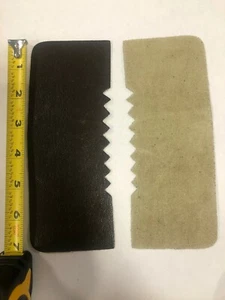 Genuine Dark Brown Leather Repair Back (7 inches by 2 3/4 in wide) pack of 6 - Picture 1 of 1