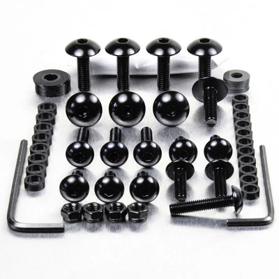 PRO-BOLT Kit visserie carenage en aluminium Daytona 900-1200 92-96 Noir