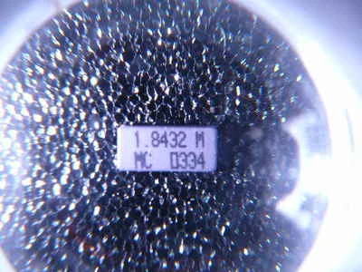 Horquilla de afinación MICRO CRISTAL CC1V-T1A 1,8432 MHz cristal XTAL **NUEVA**  Foto 1 de 2