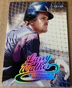 LARRY WALKER HOF 1999 Fleer ULTRA Card #179 NM-MT condizioni - Foto 1 di 2
