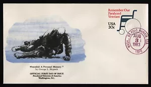 #U605 20c Remember Paralyzed Vets, P.V.A.-Fort McNair **ANY 5=FREE SHIPPING** - Picture 1 of 1