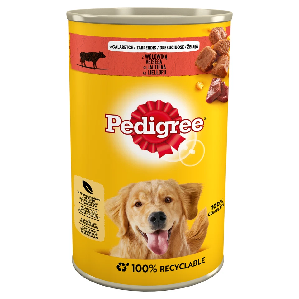 5900951015854 Pedigree 5900951015854 Hunde-Dosenfutter Rind Adult 1,2 kg Pedigre - Bild 1 von 1