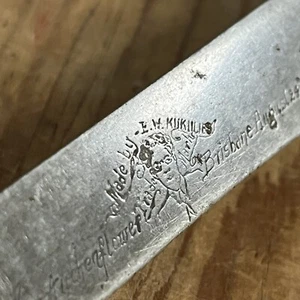 Interesting 1947 WEDDING CAKE ? knife made by an Auchenflower Queensland maker - Picture 1 of 15