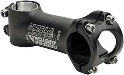 1 1/8" Profile Design Aris Stem 100mm reach +/- 7° Rise - 31.8mm Handlebar Black - Image 1 of 2