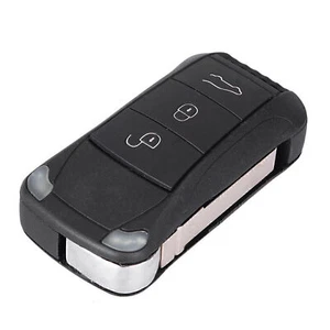 Remote Key Shell Case Shell Replacement Fit For Porsche Cayenne 2003-2010 2011 - Foto 1 di 5