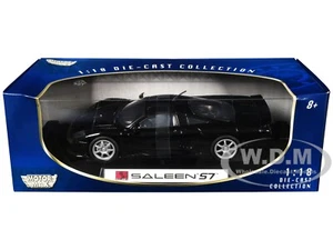 SALEEN S7 BLACK 1:18 DIECAST MODEL CAR BY MOTORMAX 73117 - Picture 1 of 7