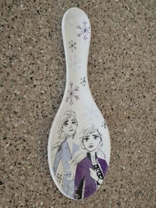 Disney Frozen ANNA & ELSA Kitchen Utensil Spoon Rest Ceramic NEW Disney - Picture 1 of 6