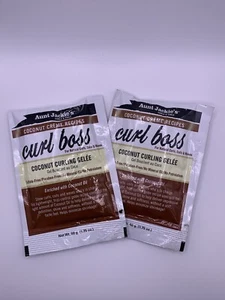 Lot of 2 AUNT JACKIE'S TRAVEL SIZE PACKS Curl Gelee 1.75 OZ - Picture 1 of 4