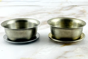 Vintage Tea Bag Holder with Drip Saucer Set of 2 - Picture 1 of 6