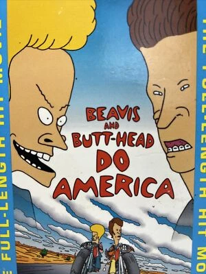 Beavis and Butt-Head Do America VHS Tape 1997 Rob Zombie Mike Judge Bruce Willis - Image 1 of 4