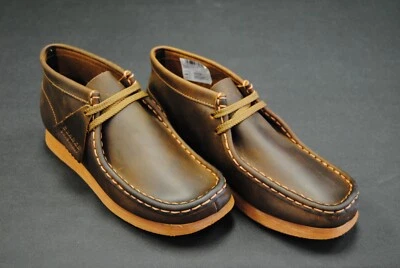 [26168134] NEW KID'S CLARKS WALLABEE BOOT O BEESWAX SHOES CLK1 - Image 1 of 4