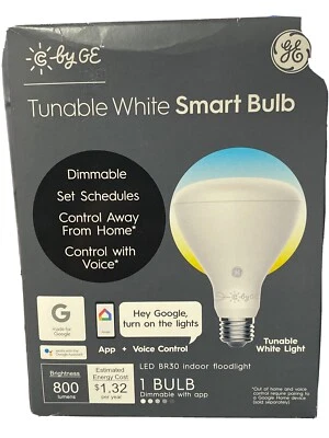 C by GE BR30 Tunable Smart LED Floodlight Bulb White 800 lumens - NEW IN BOX! - Image 1 of 3