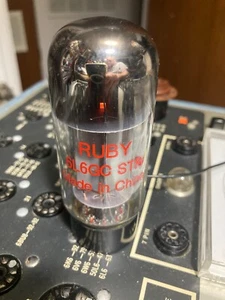 6L6GC STR Ruby - Vacuum Tube - Tested Good - Picture 1 of 2