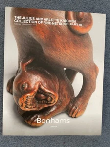 BONHAMS London JAPANESE NETSUKE III Katchen Collection Auction Catalog 2018 - Foto 1 di 1