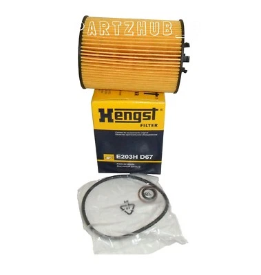 Для BMW E60 545i E63 645Ci E65 745i 745Li X5 4.4 4.8is OEM HENGST МАСЛЯНЫЙ ФИЛЬТР НАБОР - Изображение 1 из 2