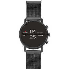 Womens Smartwatch SKAGEN FALSTER 2 SKT5109 Steel Black Touchscreen Mesh