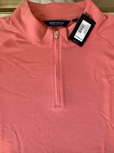 XXL PETER MILLAR Crown Crafted Excursionist Flex Vantage 1/4 Zip Wool Blend - Picture 1 of 8