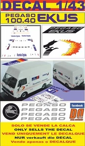 DECAL 1/43 PEGASO EKUS 1992 "RECAMBIOS ORIGINALES PEGASO - IVECO" (02) - Picture 1 of 1