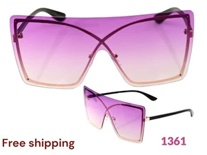 Over Sized Woman Sunglasses Fashion 1361 - Picture 1 of 2