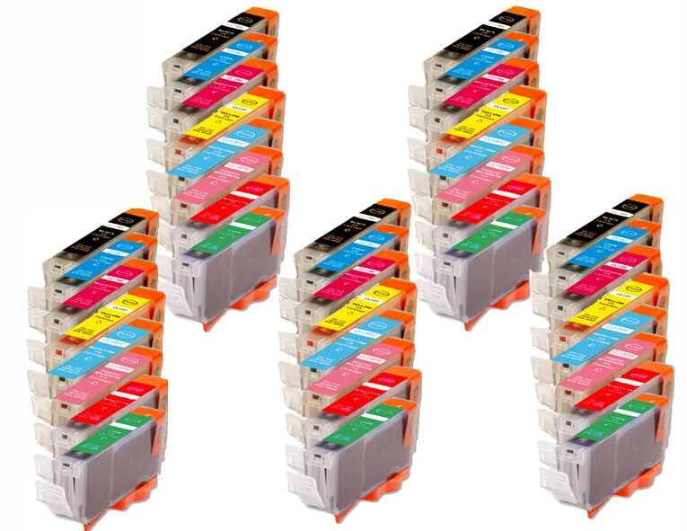 40PK Printer Ink Jet Cartridges + chip works for Canon CLI-8 Pro9000 Mark II - Image 1 of 1