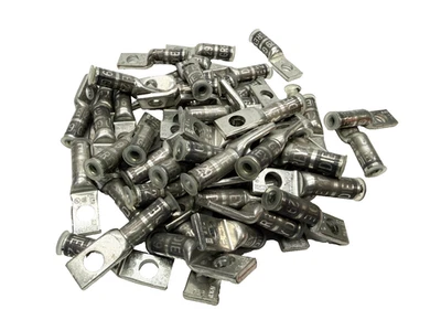 Lot of 55x Thomas & Betts 60107-TB Pressure Terminal Connector Lug 1/4" Bolt, #6 - Image 1 of 3