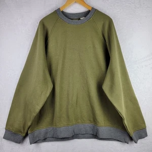 Levi's Relaxed Herren Sweatshirt 2XL Pullover Langarm Grau Besatz Grün Freizeit - Bild 1 von 7