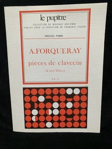 FORQUERAY Pieces de Clavecin (edited by Colin Tilney) - HEUGEL Paris NEW - Picture 1 of 4