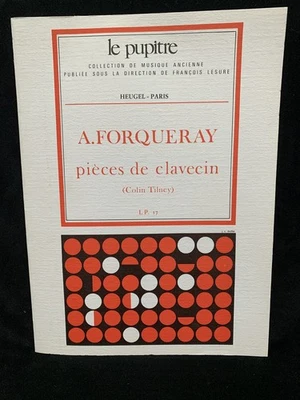 FORQUERAY Pieces de Clavecin (edited by Colin Tilney) - HEUGEL Paris NEW - Image 1 of 4