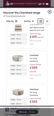 DFS Cherished Range Yin Yang Footstools - Image 1 of 3