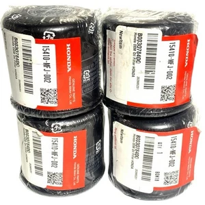 HONDA 4 PACK OF OIL FILTERS CB CBR CTX GL VF VFR ST VT VTX FSC NSS 15410-MFJ-D02 - Picture 1 of 2