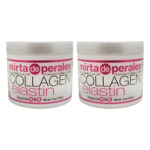 Mirta De Perales Collagen Cream Anti-aging Moisturizer, Skincare 4 oz. Pack of 2 - Picture 1 of 6