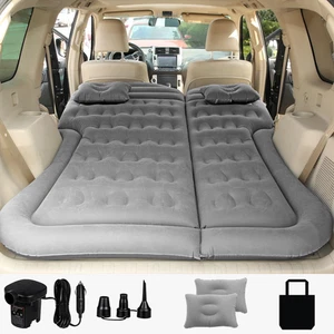 SUV Air Mattress Camping Bed Cushion Pillow - Inflatable Thickened Car Air Bed w - Picture 1 of 12