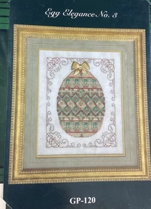 Gezählter Kreuzstich New Egg Elegance #3 Glendon Place GP-120 Muster Messing Bogen - Bild 1 von 3