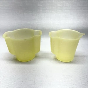 Juego de azúcar y crema Tupperware Millionaire Line 1954 de colección 127 127 amarillo pastel - Imagen 1 de 5
