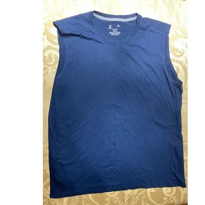 Xersion Herren XL Tanktop komplett Baumwolle blau ärmellos Training Training Rundhalsausschnitt - Bild 1 von 5