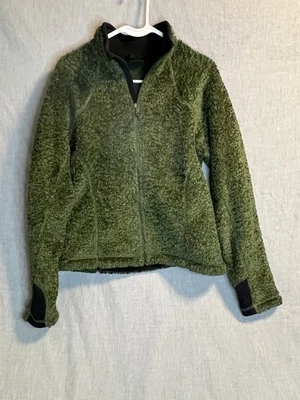 Jaqueta Mountain Hardwear Feminina Lã Verde Média Zíper Completo Caminhada - Imagem 1 de 4