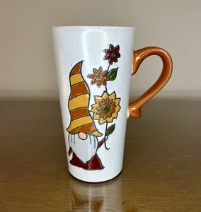 Sheffield Home Autunno Gnomo in Ceramica con Fiori 14oz Tazza da Caffè in Ceramica - Foto 1 di 15