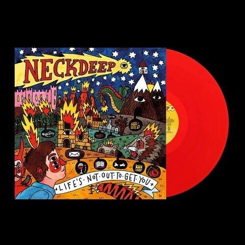 Neck Deep - Life's Not Out to Get You - Blood Red [New Vinyl LP] Explicit, Red, - Image 1 of 1
