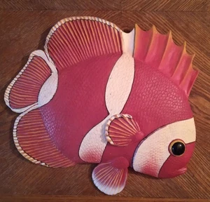 CERAMIC CLOWN FISH PLAQUE - Picture 1 of 1