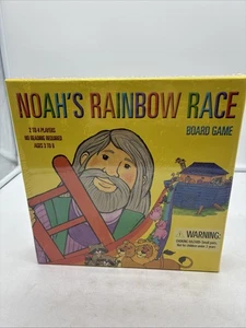 Noahs Regenbogenrennen Brettspiel. Sonntagsschule 2-4 Spieler. Alter 3-6 Neu Versiegelt - Bild 1 von 10