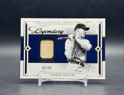 2024 Panini National Treasures Legendary Lumbar Goose Goslin SP/25 - Senators  - Image 1 of 2
