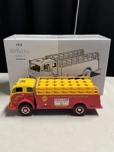 1997 First Gear 1953 White 3000 with Stake Body 1:34 Shell Oil Shellane 2066 - Picture 1 of 10
