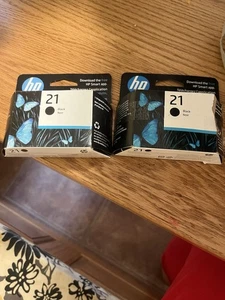 HP 21 ORYGINALNYCH wkładów atramentowych 2-pak exp 07/2025 i 2/2025- czarny Zobacz pudełko - Zdjęcie 1 z 6