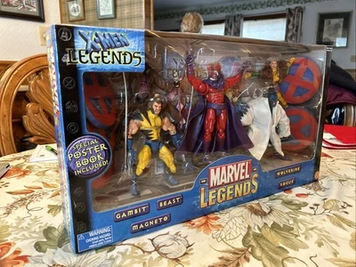 Boneco Marvel Legends X-men Legends Toy Biz conjunto caixa novo lacrado - Imagem 1 de 4