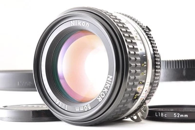 Nikon Ai-S Ais NIKKOR 50mm F/1.4 Lente MF Estándar con Capucha *Casi Como... - Imagen 1 de 4