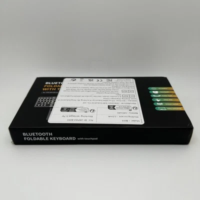 Folding Wireless Bluetooth Keyboard With Touchpad Charging Cable Included - Image 1 of 4