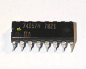 Signetics DM74161AN 16 PIN IC 74157N 7821 DIP MULTIPLEXER NOS - Bild 1 von 1