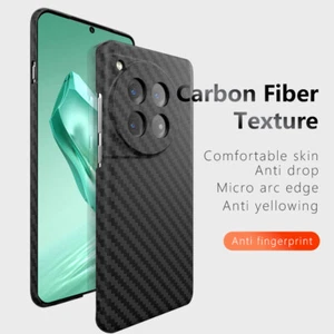 "Luxus Kohlefaser Textur PC Hart Rücken Stoßfeste Hülle für Oneplus 12 5G 6,82" - Bild 1 von 29