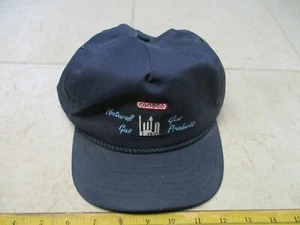 Conoco Natural Gas Products Navy Blue Strapback Park Ave Trucker Hat Baseball - Picture 1 of 3