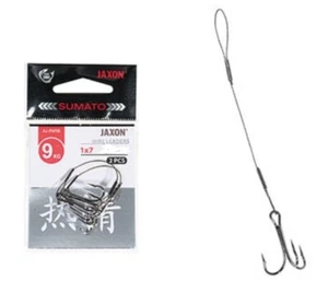 2 STÜCK JAXON ANGSTDRILLINGE STINGER 4 GRÖSSEN WÄHLBAR FÜR GUMMIFISCHE HAKEN - Bild 1 von 1